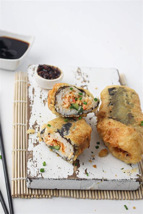 Salmon Tempura Roll - The Flexible Fridge