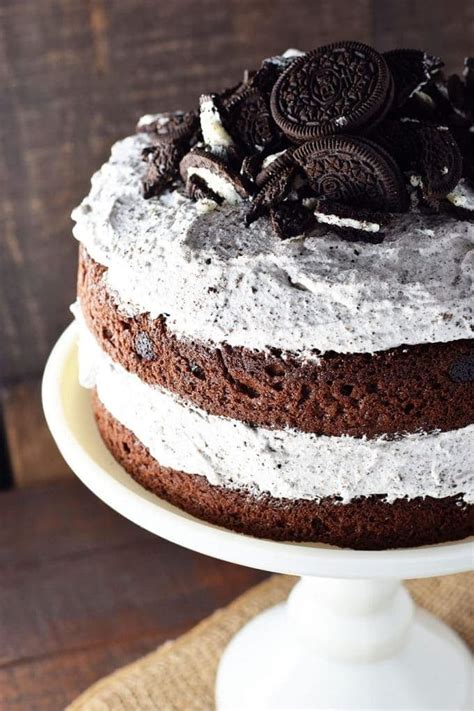 Chocolate Cake with Whipped Oreo Icing | Soulfully Made