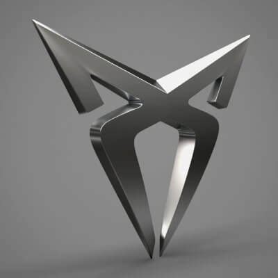 Cupra Logo - 3D Model by Creative Idea Studio