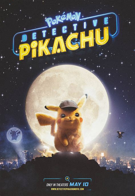 Download Movie Poster Detective Pikachu Wallpaper | Wallpapers.com