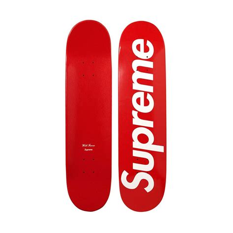 Supreme Logo Skateboard Deck Red – Plus