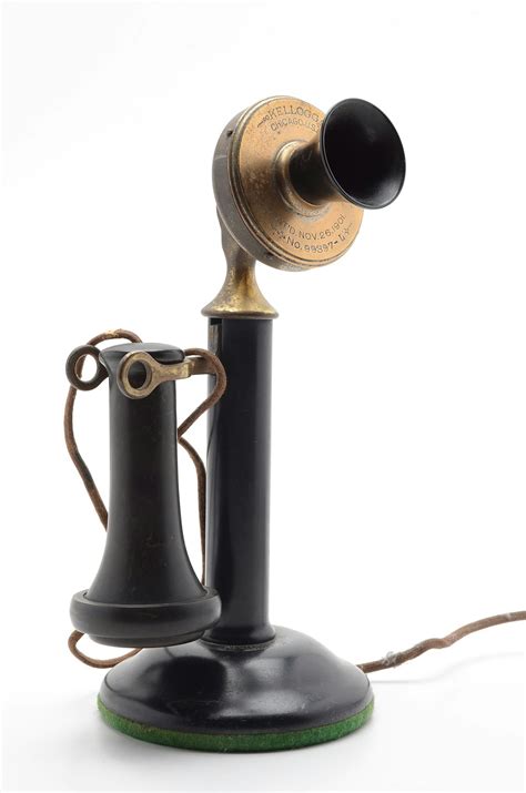 Antique Brass Candlestick Telephone | EBTH