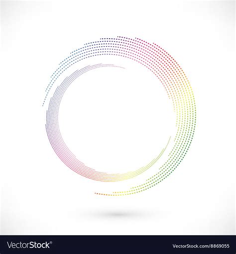 Abstract colorful swirly logo design Royalty Free Vector