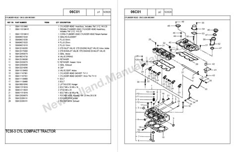 New Holland TC30 Tractor Parts Manual - Manual Vault