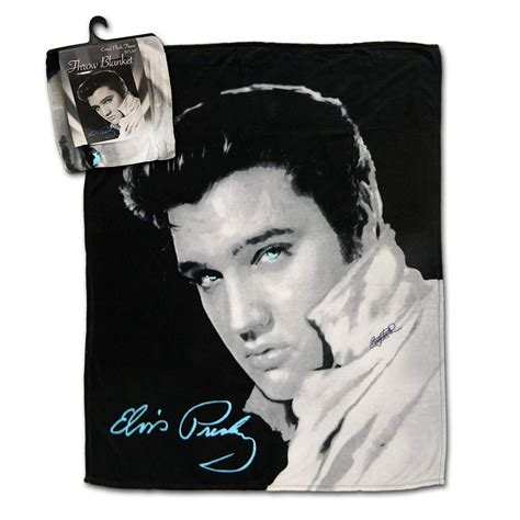 Elvis Presley Black & White 50" x 60" Throw Blanket - Walmart.com - Walmart.com