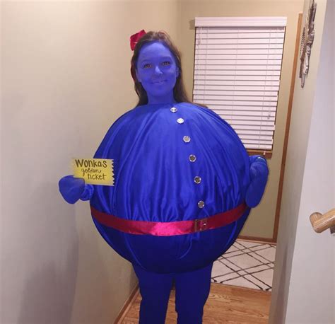 Willy Wonka blueberry costume | Fruit costumes, Blueberry girl, Movie costumes