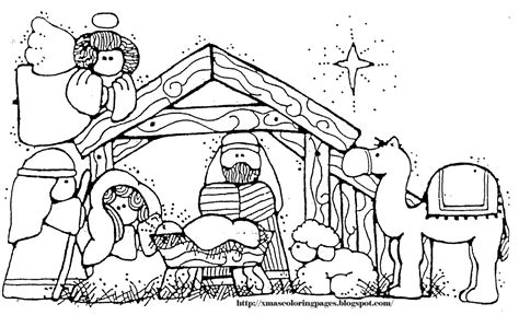 Nativity Coloring Pages - Coloringkids.org