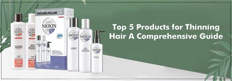 Top 5 Products for Thinning Hair - SSS Hair