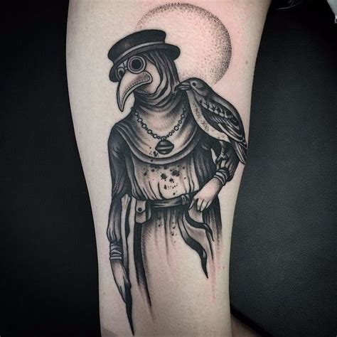 10 Ominous Blackwork Plague Doctor Tattoos | Doctor tattoo, Tattoos, Ink tattoo