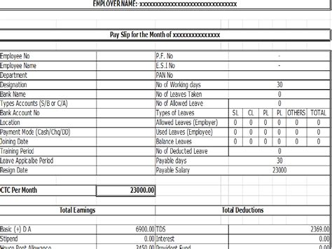 10+ Payslip Templates - Word Excel PDF Formats