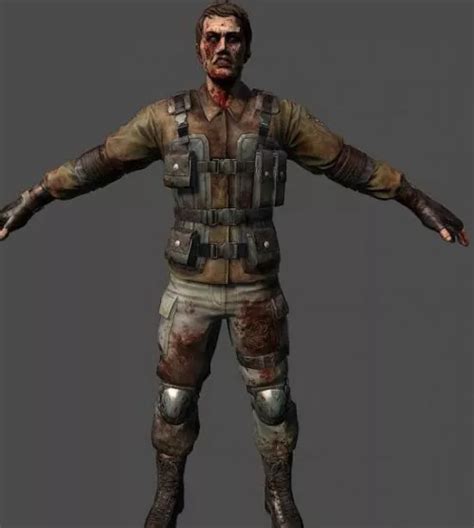 Ubcs Zombies Free 3d Model - .Fbx - Open3dModel