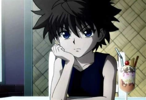 Killua black hair