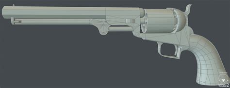 Colt Navy Revolver — polycount