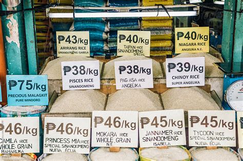 "Different Varieties Of Rice For Sale In Market In The Philippines" by Stocksy Contributor ...