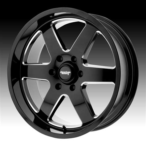 American Racing AR926 Patrol Black Milled Custom Wheels Rims - AR Perform - Custom Wheels Express