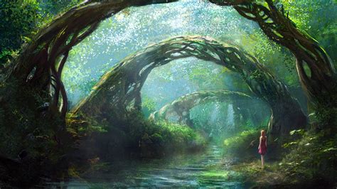 Fantasy Forest Wallpaper HD - WallpaperSafari