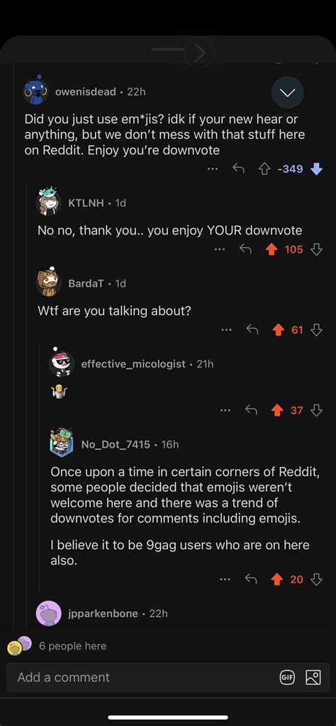 Emoji hater gets downvoted to oblivion : r/DownvotedToOblivion
