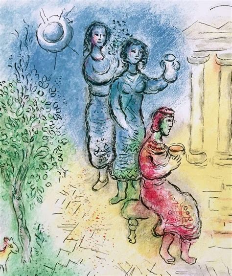 Marc Chagall - Ulysses at Alcinous’ Palace (The Odyssey Portfolio) For Sale at 1stDibs