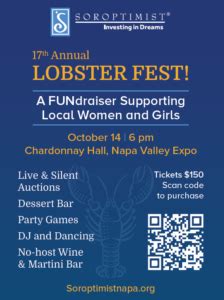 The 17th annual Lobsterfest FUNdraiser for Soroptimist International of Napa - Downtown Napa Event