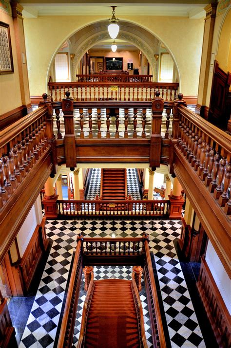 Wyoming State Capitol Interior Staircase in Cheyenne, Wyoming - Encircle Photos