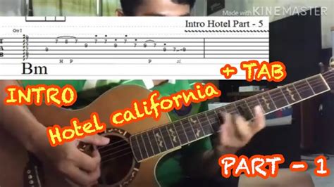 hotel california guitar tabs intro - Jamal Calloway