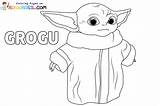 Coloriage Grogu Gratuits à Imprimer Sur Raskrasilcom sketch template