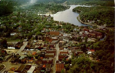 Aerial View Of Saranac Lake New York