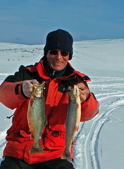 Nordic Safari: Great arctic char fishing on the ice!