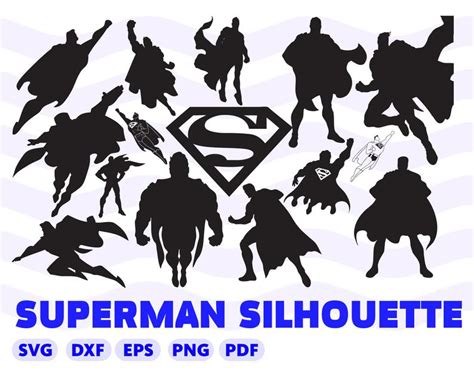 Superman Silhouette Vector at Vectorified.com | Collection of Superman Silhouette Vector free ...