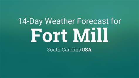 Fort Mill, South Carolina, USA 14 day weather forecast