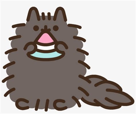 Hungry Cat Sticker Pusheen For Ios Android Giphy Gif - Pip The Cat Pusheen - Free Transparent ...