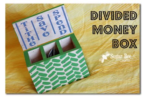 Divided Money Box | Kids money box, Money box, Kids money