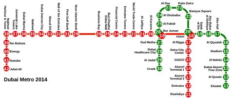 Dubai Metro – Metro maps + Lines, Routes, Schedules
