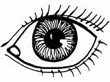 Eyes Coloring Pages For Kids sketch template