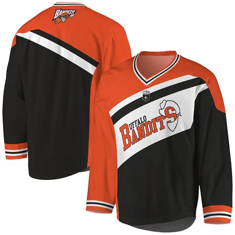 Men's Buffalo Bandits Black/Orange Replica Jersey