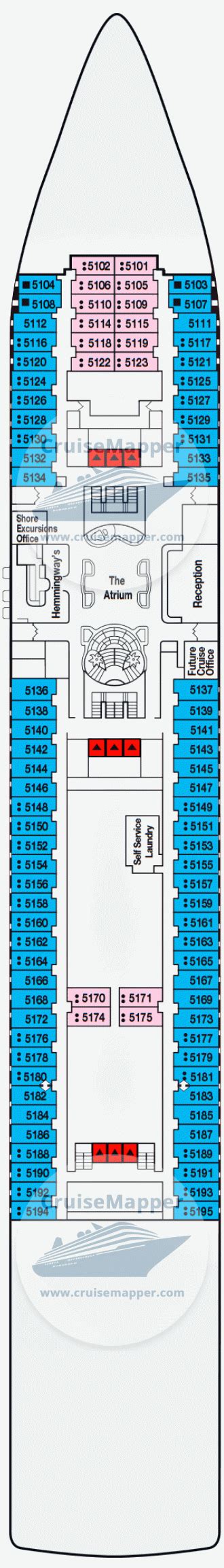 Ambience deck 27 plan | CruiseMapper