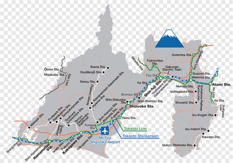 Free download | Shizuoka Mount Fuji Yamanashi Prefecture Map Japan Rail Pass, map, plan, road ...