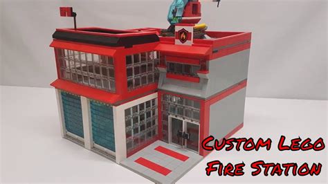 Lego Modular Fire Station Moc