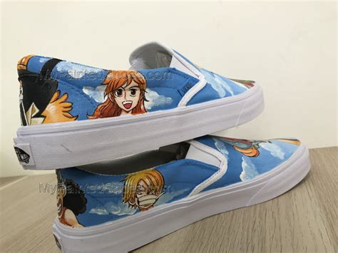 One Piece Vans Anime Vans Custom Vans Hand Painted Shoes