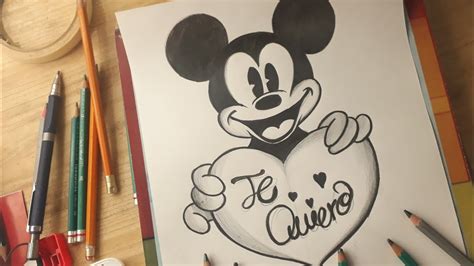 ️ Dibujos de AMOR a lapiz, FACIL, FONDOS y para COLOREAR y a color ️