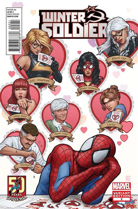 Nothing says "covert spy comic" like a cover covered in hearts and ...