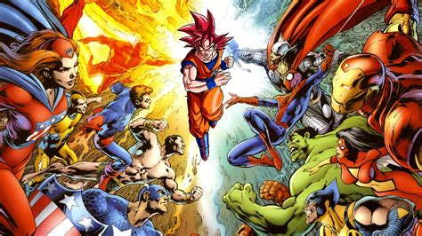 Goku And Vegeta Vs Marvel Zombies