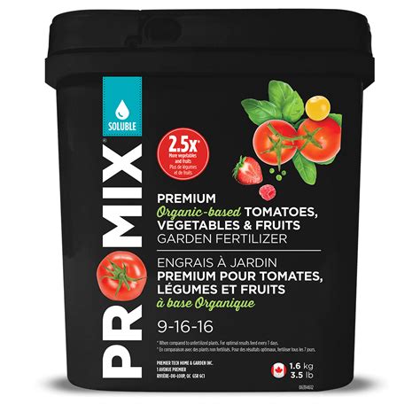 PRO-MIX Organic-Based Garden Fertilizer for Tomatoes, Vegetables and fruits 9-16-16