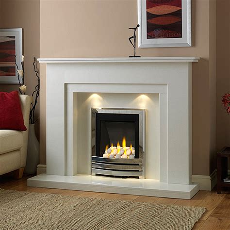 Walton Marble Gas Fireplace - Full Package | Marble Fireplaces