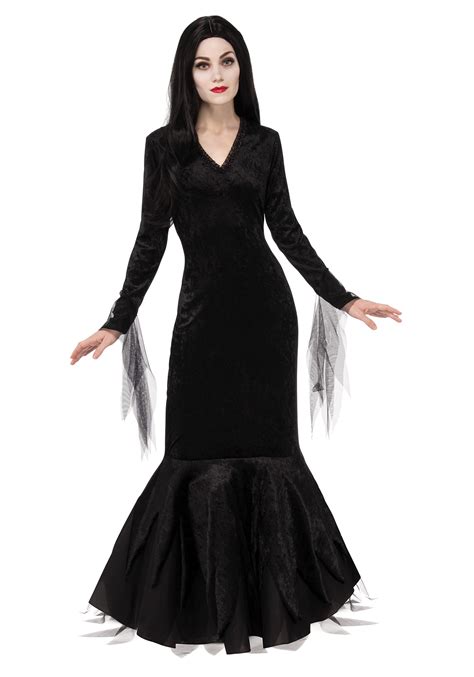 Women's Addams Family Morticia Costume