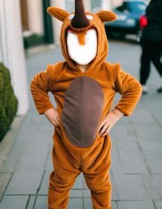 Gruffalo Costume Fancy Dress. Face Swap. Insert Your Face ID:1327824