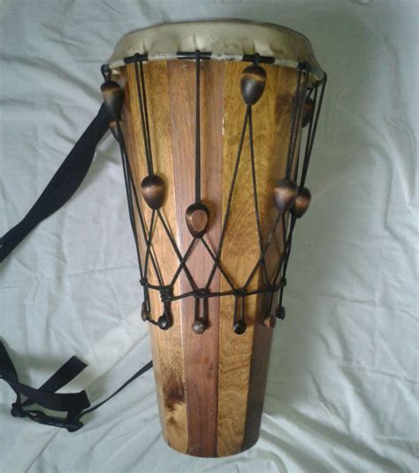 WEST AFRICAN TUNABLE WOODEN NGOMA DRUM 9" GOATSKIN HEAD | African drum, Drums, Percussion