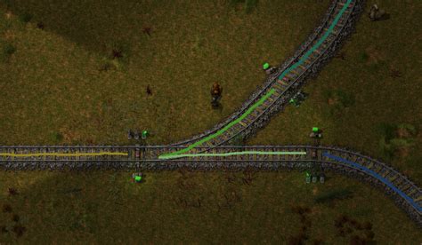 factorio - How to signal this train junction properly? - Arqade