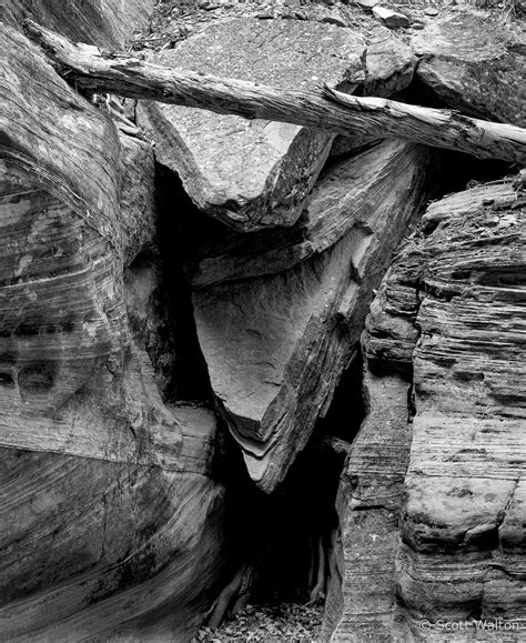 Canyon wall detail - Scott Walton Photographs