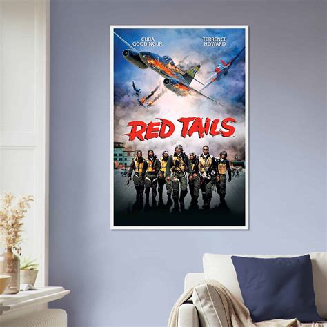 Red Tails Movie Poster, Red Tails (2012) Movie Poster for Gift - Citiesbox